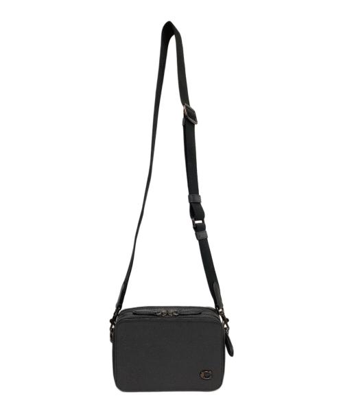 COACH（コーチ）COACH (コーチ) CHRT CR PBL LTH/チャーター クロスボディバッグ ブラックの古着・服飾アイテム
