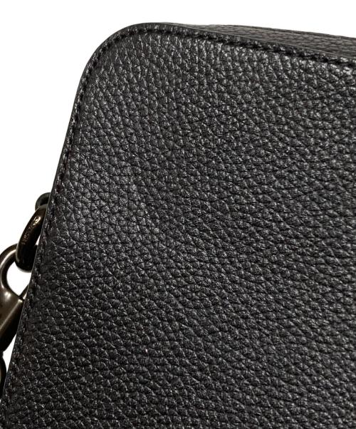 COACH（コーチ）COACH (コーチ) CHRT CR PBL LTH/チャーター クロスボディバッグ ブラックの古着・服飾アイテム