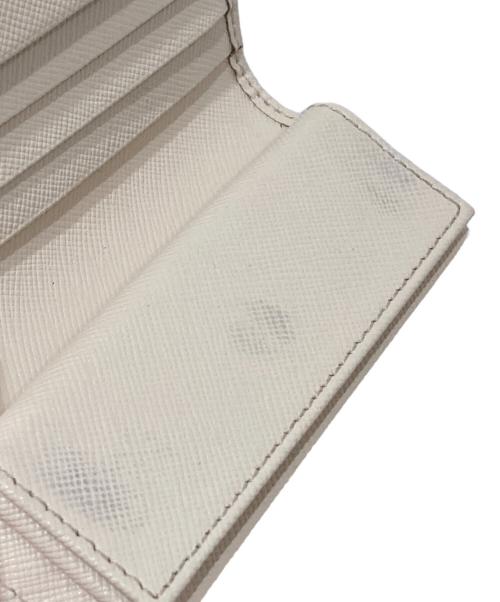 MARNI（マルニ）MARNI (マルニ) バイフォールドウォレット ピンク×ブラウンの古着・服飾アイテム