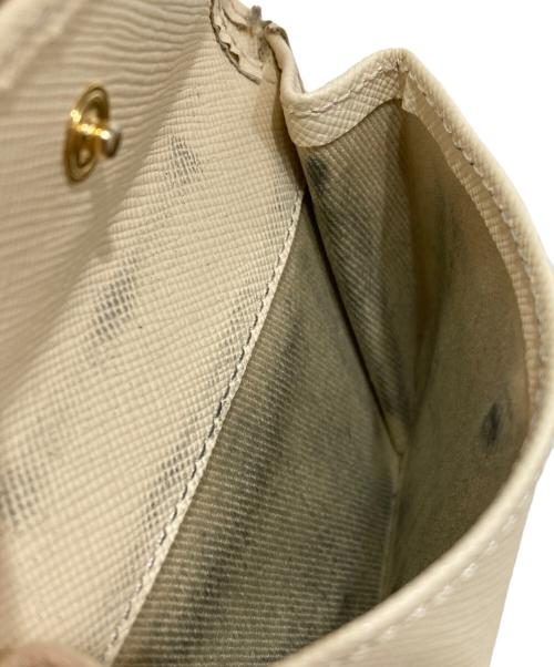 MARNI（マルニ）MARNI (マルニ) バイフォールドウォレット ピンク×ブラウンの古着・服飾アイテム