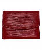 LOUIS VUITTONルイ ヴィトン）の古着「ポルトモネ サーンプル-コインケース」｜レッド