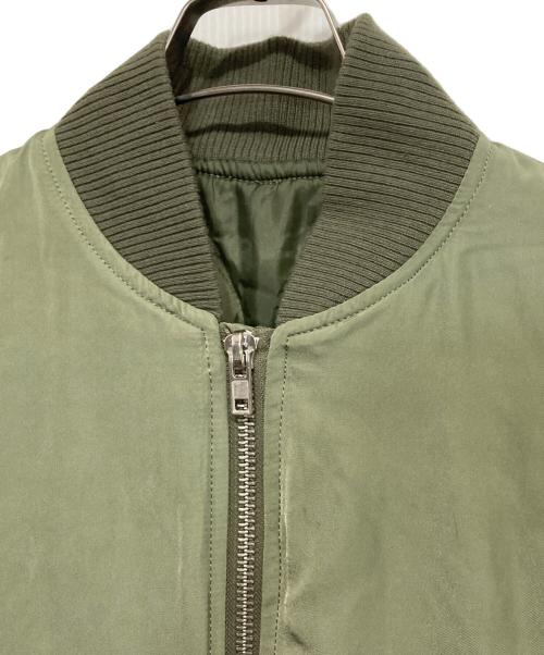 Tree Cafe（ツリーカフェ）tree cafe (ツリーカフェ) ニットドッキングMA-1 オリーブ サイズ:Fの古着・服飾アイテム