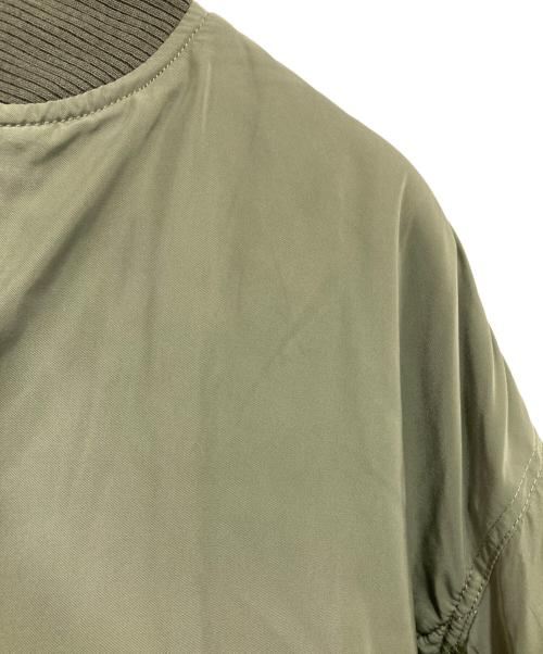 Tree Cafe（ツリーカフェ）tree cafe (ツリーカフェ) ニットドッキングMA-1 オリーブ サイズ:Fの古着・服飾アイテム