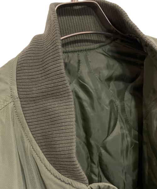 Tree Cafe（ツリーカフェ）tree cafe (ツリーカフェ) ニットドッキングMA-1 オリーブ サイズ:Fの古着・服飾アイテム