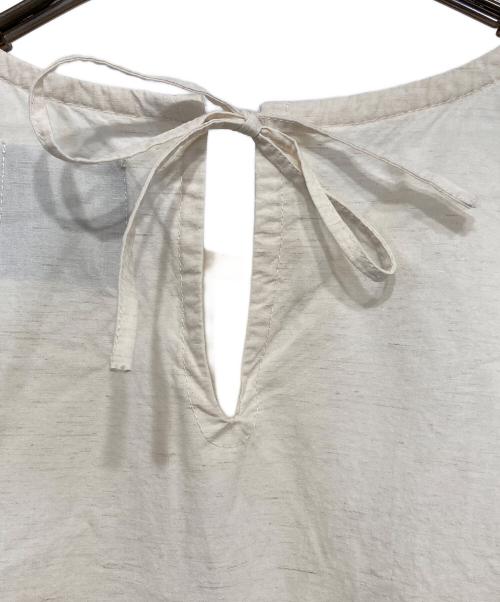 オオカミとフクロウ（オオカミトフクロウ）オオカミとフクロウ (オオカミトフクロウ) コットンリネンワンピース アイボリー サイズ:Fの古着・服飾アイテム