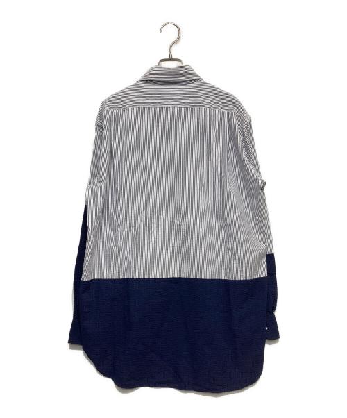 Engineered Garments（エンジニアドガーメンツ）Engineered Garments (エンジニアドガーメンツ) ストライプシャツ ホワイト×ネイビー サイズ:Sの古着・服飾アイテム