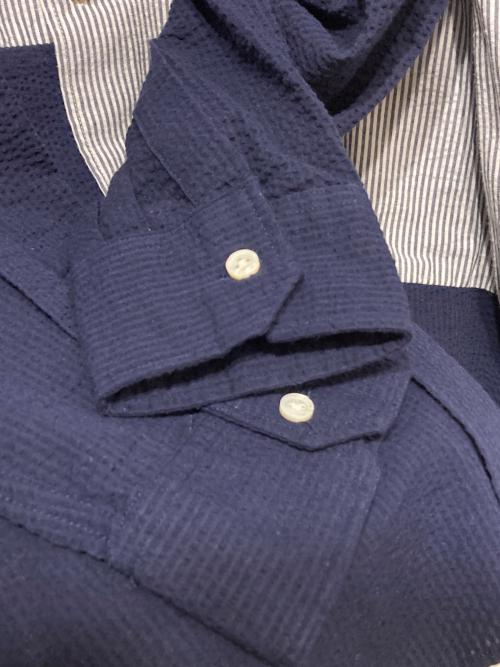 Engineered Garments（エンジニアドガーメンツ）Engineered Garments (エンジニアドガーメンツ) ストライプシャツ ホワイト×ネイビー サイズ:Sの古着・服飾アイテム