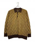 Needlesニードルズ）の古着「ニットポロシャツ」｜ブラウン