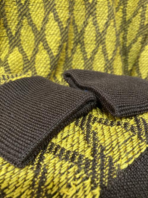 Needles（ニードルズ）Needles (ニードルズ) ニットポロシャツ ブラウン サイズ:Mの古着・服飾アイテム