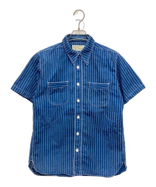 SUGAR CANE（シュガーケーン）SUGAR CANE (シュガーケーン) デニムストライプシャツ インディゴ サイズ:-の古着・服飾アイテム