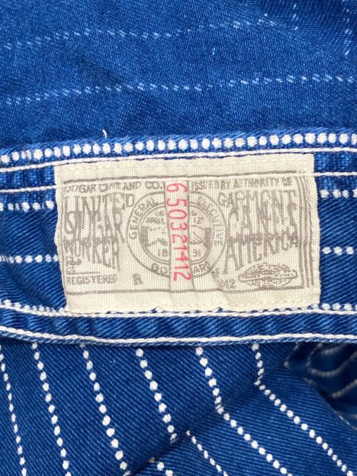 SUGAR CANE（シュガーケーン）SUGAR CANE (シュガーケーン) デニムストライプシャツ インディゴ サイズ:-の古着・服飾アイテム