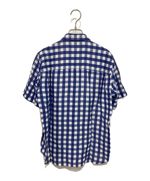 jacquemus（ジャックムス）JACQUEMUS (ジャックムス) LE SPLASH-ギンガムチェックシャツ ブルー×ホワイト サイズ:50の古着・服飾アイテム