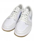 NIKEナイキ）の古着「AIR JORDAN 1 LOW G」｜グレー×ホワイト