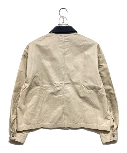 A BATHING APE（アベイシングエイプ）A BATHING APE (ア ベイシング エイプ) BIG POCKET WORK JACKET アイボリー サイズ:Sの古着・服飾アイテム