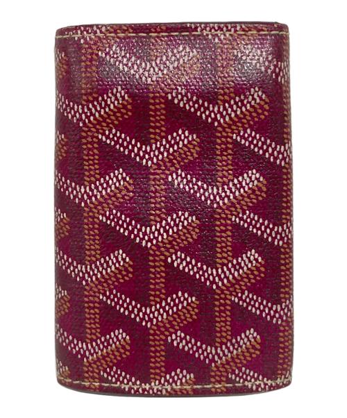 GOYARD（ゴヤール）GOYARD (ゴヤール) サンルイ6連キーケース ベージュ×パープルの古着・服飾アイテム