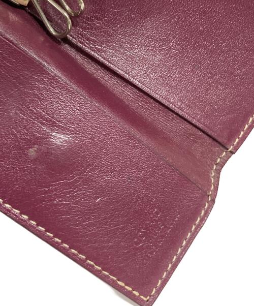 GOYARD（ゴヤール）GOYARD (ゴヤール) サンルイ6連キーケース ベージュ×パープルの古着・服飾アイテム