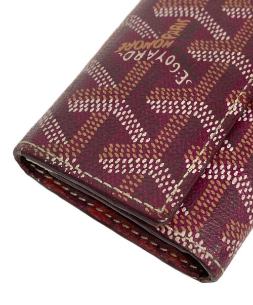 GOYARD（ゴヤール）GOYARD (ゴヤール) サンルイ6連キーケース ベージュ×パープルの古着・服飾アイテム