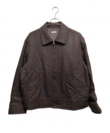 LIDnM（リドム）の古着「PREMIUM SHETLAND BLOUSON」｜ブラウン