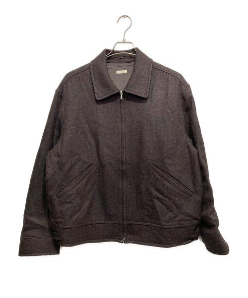 LIDnM（リドム）LIDnM (リドム) PREMIUM SHETLAND BLOUSON ブラウン サイズ:Mの古着・服飾アイテム