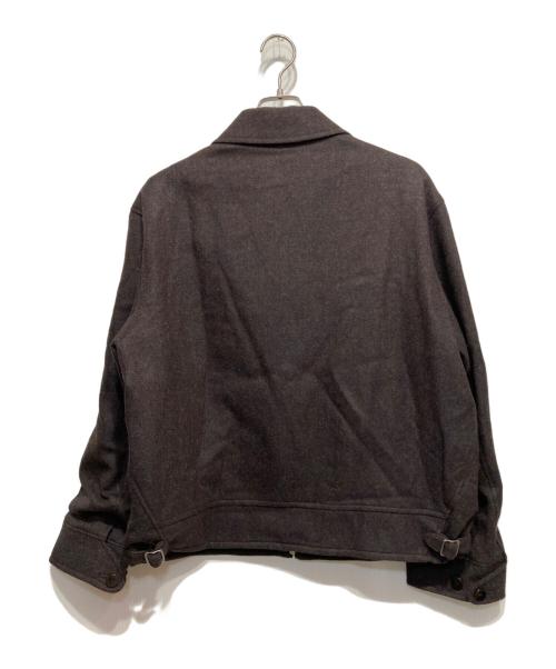 LIDnM（リドム）LIDnM (リドム) PREMIUM SHETLAND BLOUSON ブラウン サイズ:Mの古着・服飾アイテム