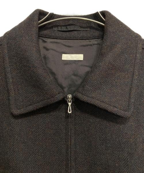 LIDnM（リドム）LIDnM (リドム) PREMIUM SHETLAND BLOUSON ブラウン サイズ:Mの古着・服飾アイテム