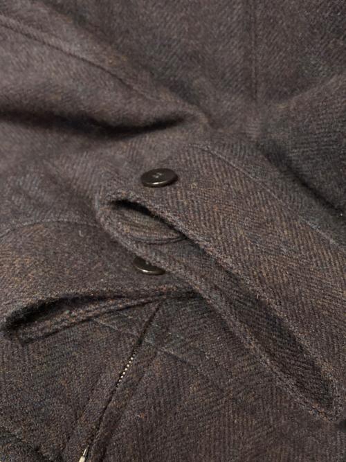 LIDnM（リドム）LIDnM (リドム) PREMIUM SHETLAND BLOUSON ブラウン サイズ:Mの古着・服飾アイテム