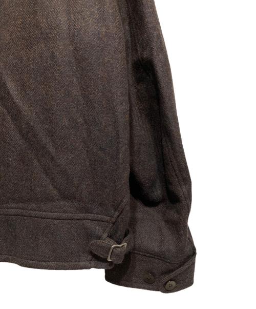 LIDnM（リドム）LIDnM (リドム) PREMIUM SHETLAND BLOUSON ブラウン サイズ:Mの古着・服飾アイテム