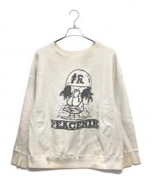 BOWWOW（バウワウ）の古着「バウワウ ”YOKO” SWEAT SHIRTS PEACENIK」｜ホワイト