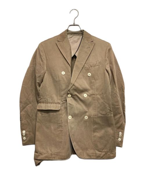 LARDINI（ラルディーニ）LARDINI (ラルディーニ) コットンリネンダブルジャケット ベージュ サイズ:44の古着・服飾アイテム