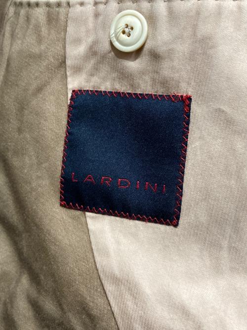 LARDINI（ラルディーニ）LARDINI (ラルディーニ) コットンリネンダブルジャケット ベージュ サイズ:44の古着・服飾アイテム