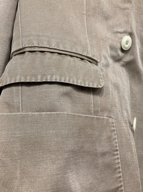 LARDINI（ラルディーニ）LARDINI (ラルディーニ) コットンリネンダブルジャケット ベージュ サイズ:44の古着・服飾アイテム