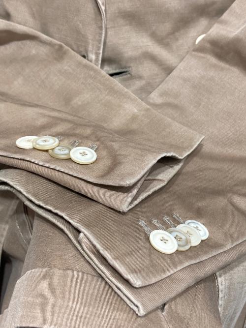 LARDINI（ラルディーニ）LARDINI (ラルディーニ) コットンリネンダブルジャケット ベージュ サイズ:44の古着・服飾アイテム