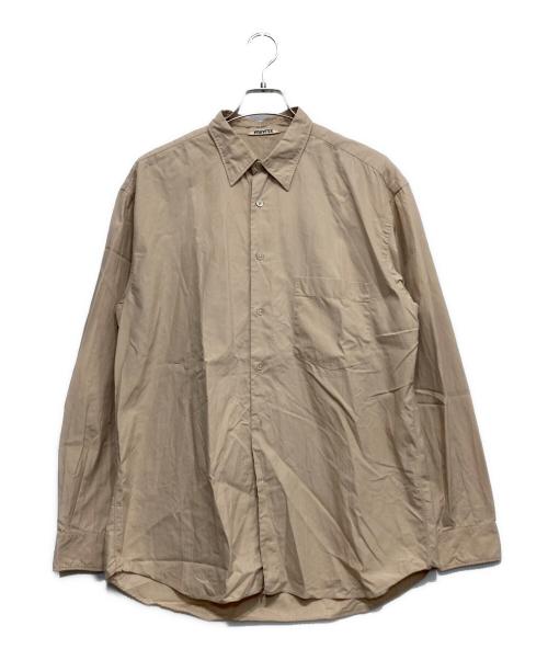 AURALEE（オーラリー）AURALEE (オーラリー) WASHED FINX TWILL SHIRTS ベージュ サイズ:5の古着・服飾アイテム