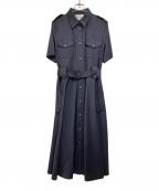 MIU MIUミュウミュウ）の古着「MILITARY DRESS」｜ネイビー