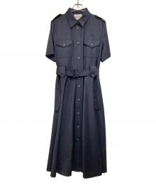 MIU MIU（ミュウミュウ）の古着「MILITARY DRESS」｜ネイビー