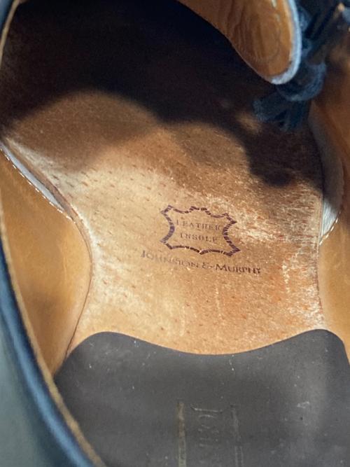 JOHNSTON&MURPHY（ジョンストン＆マーフィー）JOHNSTON&MURPHY (ジョンストン＆マーフィー) ビジネスシューズ ブラック サイズ:7の古着・服飾アイテム