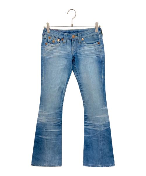 TRUE RELIGION（トゥルー レリジョン）TRUE RELIGION (トゥルー レリジョン) JOEYフレアデニムパンツ インディゴ サイズ:24の古着・服飾アイテム