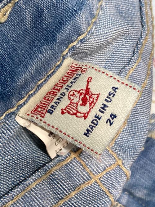 TRUE RELIGION（トゥルー レリジョン）TRUE RELIGION (トゥルー レリジョン) JOEYフレアデニムパンツ インディゴ サイズ:24の古着・服飾アイテム