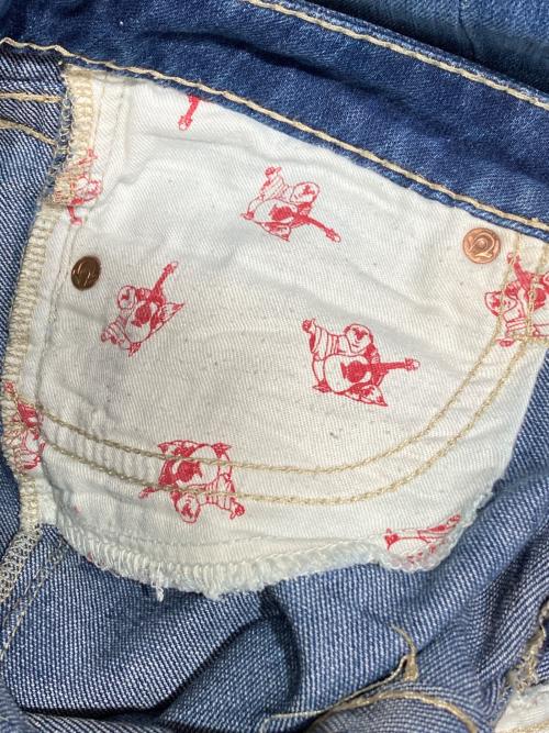 TRUE RELIGION（トゥルー レリジョン）TRUE RELIGION (トゥルー レリジョン) JOEYフレアデニムパンツ インディゴ サイズ:24の古着・服飾アイテム