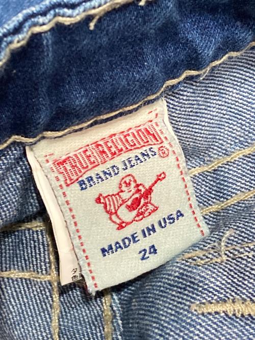 TRUE RELIGION（トゥルー レリジョン）TRUE RELIGION (トゥルー レリジョン) JOEYフレアデニムパンツ インディゴ サイズ:24の古着・服飾アイテム