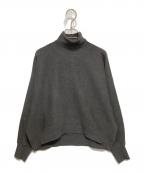BEARDSLEYビアズリー）の古着「ハイネックドルマンニット」｜グレー
