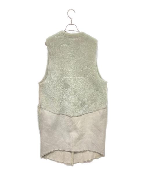 Karl Donoghue（カールドノヒュー）Karl Donoghue (カールドノヒュー) ムートンボアベスト グリーン サイズ:XSの古着・服飾アイテム
