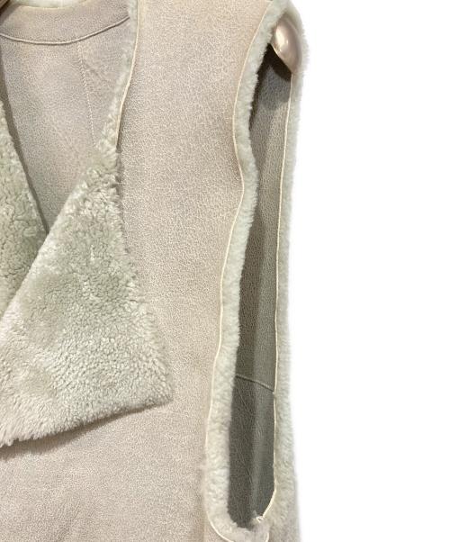 Karl Donoghue（カールドノヒュー）Karl Donoghue (カールドノヒュー) ムートンボアベスト グリーン サイズ:XSの古着・服飾アイテム