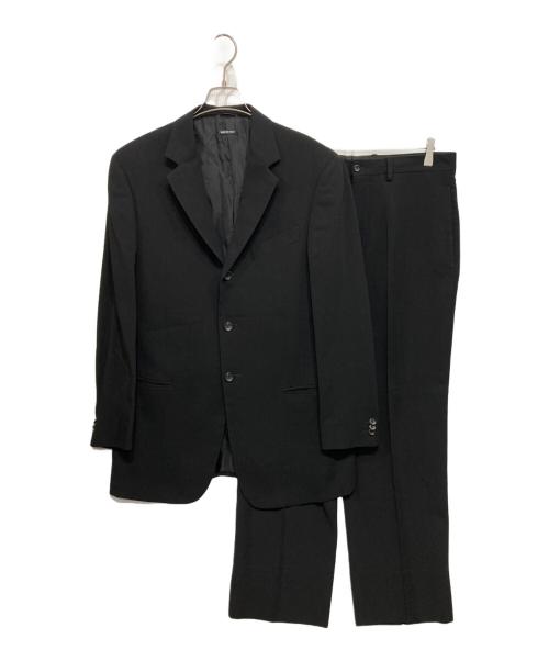 GIORGIO ARMANI（ジョルジョアルマーニ）GIORGIO ARMANI (ジョルジョアルマーニ) セットアップスーツ ブラック サイズ:50の古着・服飾アイテム
