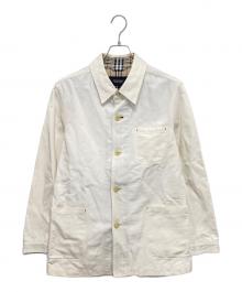 BURBERRY BLACK LABEL（バーバリーブラックレーベル）の古着「コットンカバーオール」｜アイボリー