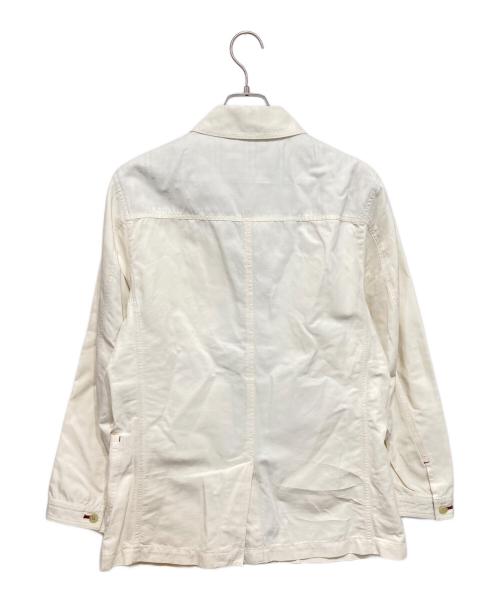 BURBERRY BLACK LABEL（バーバリーブラックレーベル）BURBERRY BLACK LABEL (バーバリーブラックレーベル) コットンカバーオール アイボリー サイズ:Ｌの古着・服飾アイテム