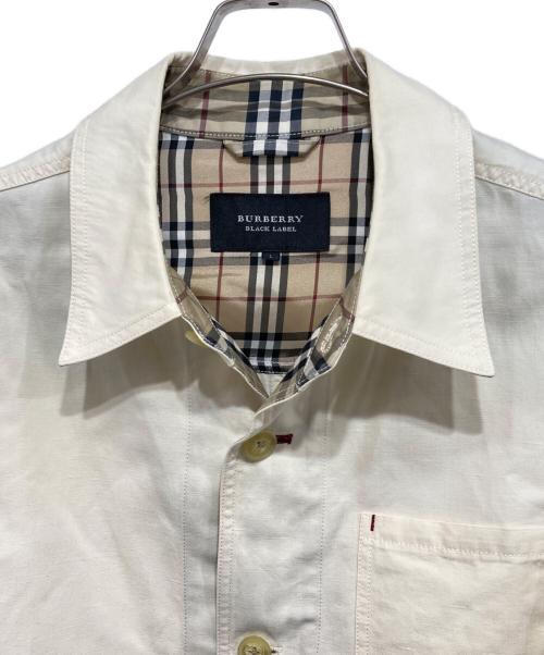 BURBERRY BLACK LABEL（バーバリーブラックレーベル）BURBERRY BLACK LABEL (バーバリーブラックレーベル) コットンカバーオール アイボリー サイズ:Ｌの古着・服飾アイテム