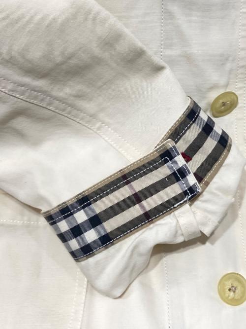 BURBERRY BLACK LABEL（バーバリーブラックレーベル）BURBERRY BLACK LABEL (バーバリーブラックレーベル) コットンカバーオール アイボリー サイズ:Ｌの古着・服飾アイテム