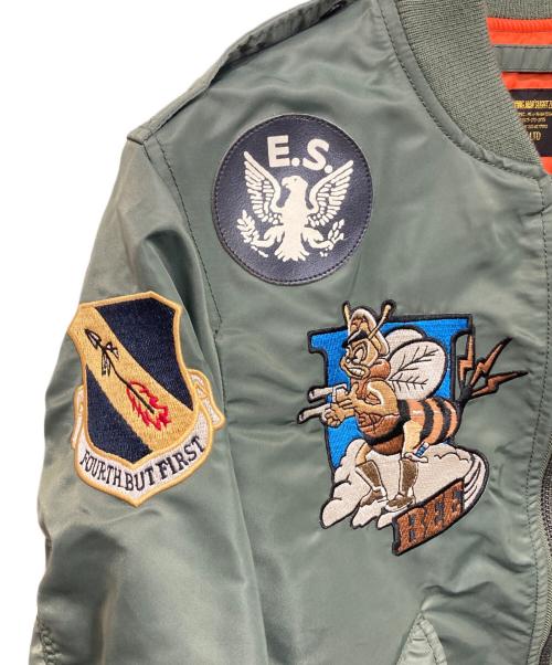 AVIREX（アヴィレックス）AVIREX (アヴィレックス) L-2B 334TH FIGHTER SQUADRON オリーブ サイズ:Lの古着・服飾アイテム