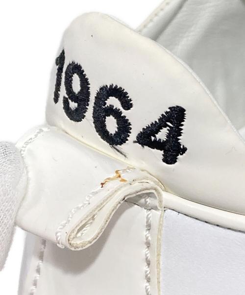 DSQUARED2（ディースクエアード）DSQUARED2 (ディースクエアード) LACE UP LOW TOP SNEAKERS グレー×ホワイト サイズ:42の古着・服飾アイテム